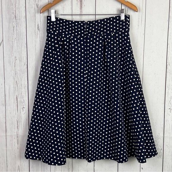 ModCloth | polka dot circle belted skirt - Picture 8 of 10